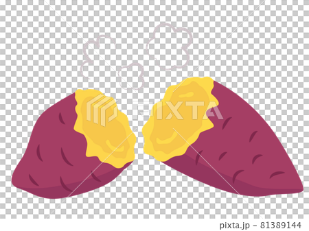 餐食★紅薯插畫烤紅薯 餐食★紅薯插畫烤紅薯 81389144