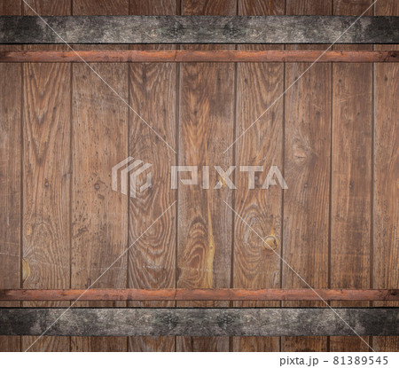 wooden barrel  background 81389545