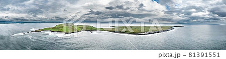 Aerial view of St. John's Point, County Donegal, Ireland Aerial view of St. John's Point, County Donegal, Ireland 81391551