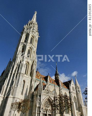 ハンガリー　ブダペスト　マーチャーシュ教会　尖塔 81391605