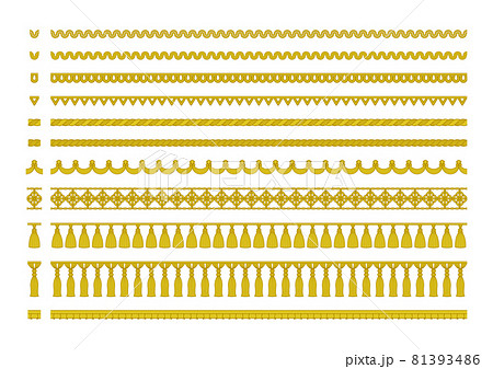 飾り紐のパターンブラシ 81393486