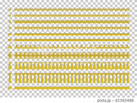 飾り紐のパターンブラシ 81393486