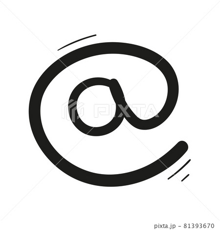 hand drawn email and letter icon in doodle style isolated hand drawn email and letter icon in doodle style isolated 81393670