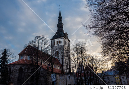 St. Olaf's Church in Tallinn. 81397798