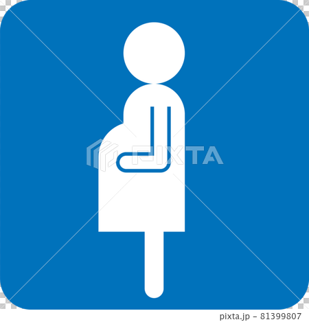 Pictogram of pregnant women 81399807