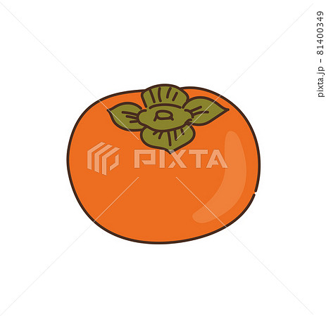 柿 農産物 果物 フルーツ イラスト 柿 農産物 果物 フルーツ イラスト 81400349