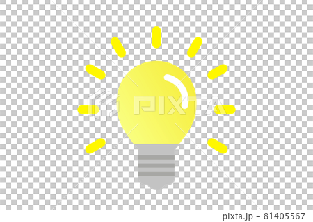 アイデアがひらめくイメージ 豆電球のイラスト のイラスト素材