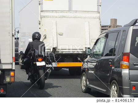 すり抜け バイク  81406157