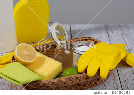 Natural organic home cleaning products. 81406295