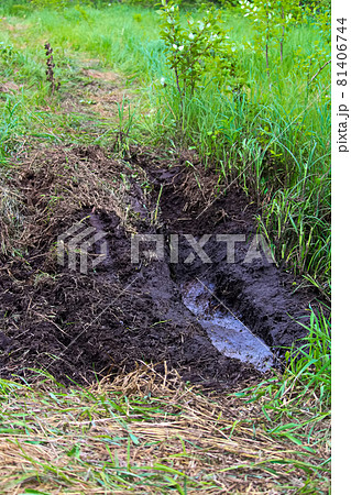 A muddy country atv route A muddy country atv route 81406744