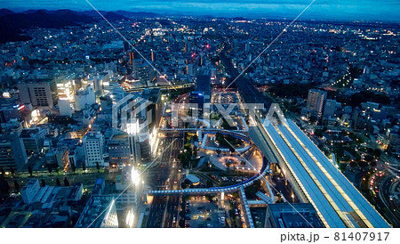 岐阜駅周辺の夜景 81407917