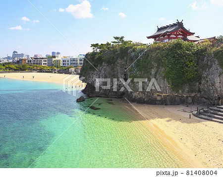 沖縄 那覇 波の上ビーチ・波上宮 Naminoue Beach, Naminoue Shrine 81408004