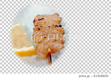 庶民的で素朴な焼き鳥「皮」水彩画風 絵手紙 庶民的で素朴な焼き鳥「皮」水彩画風 絵手紙 81408600