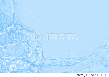 Serum texture close up. Light blue liquid gel background. Transparent beauty skincare product sample. Cosmetic clear liquid cream smudge. Transparent skin care product sample banner with copy space. Serum texture close up. Light blue liquid gel background. Transparent beauty skincare product sample. Cosmetic clear liquid cream smudge. Transparent skin care product sample banner with copy space. 81410404