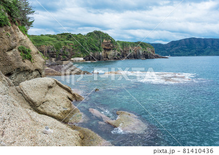 島根半島 四十二浦 手結浦の風景 島根半島 四十二浦 手結浦の風景 81410436
