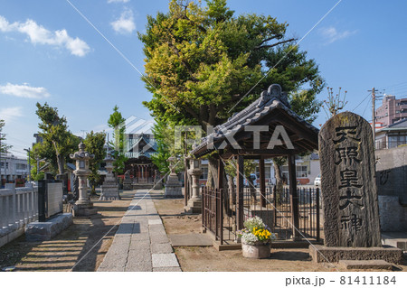 神社仏閣　大戸神社の境内　神奈川県川崎市中原区 81411184
