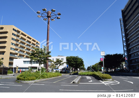 茨城県東海村 東海駅東口の街並み 茨城県東海村 東海駅東口の街並み 81412087