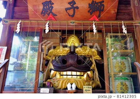 築地　波除神社の獅子殿 81412305