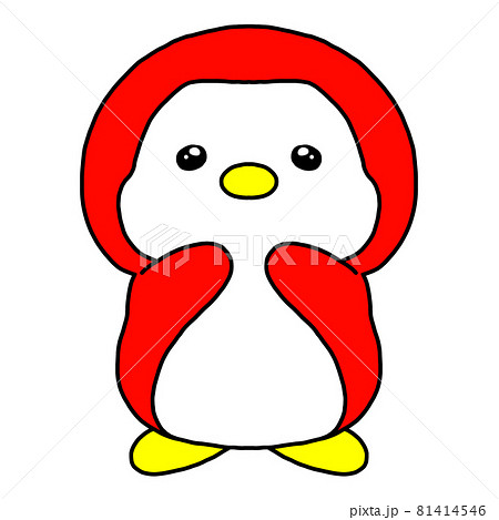 半幅帯【半幅帯　ラスト1点】赤にペンギン