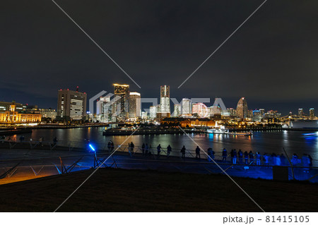 横浜/ 2020 みなとみらい21オフィス全館ライトアップ（TOWERS Milight ） 81415105