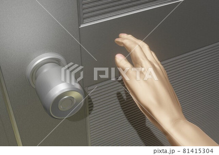 衛生喚起イメージ(アルミドア/3DCG) 81415304