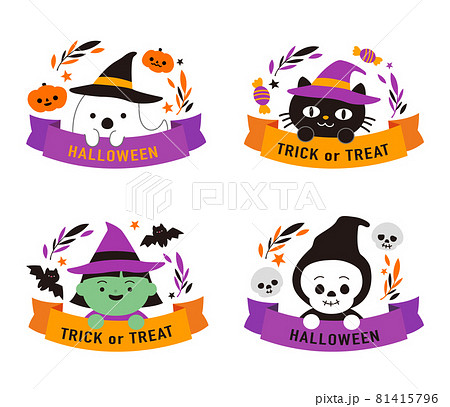 ハロウィーン ハロウィン 黒猫 81415796