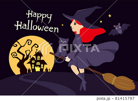 ハロウィーン ハロウィン 猫 81415797
