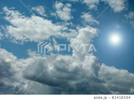 Cloudy sky background 81416504