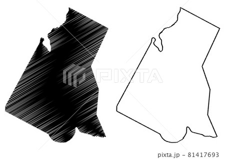 Borkou Region (Regions of Chad, Republic of Chad) map vector illustration, scribble sketch Borkou map Borkou Region (Regions of Chad, Republic of Chad) map vector illustration, scribble sketch Borkou map 81417693