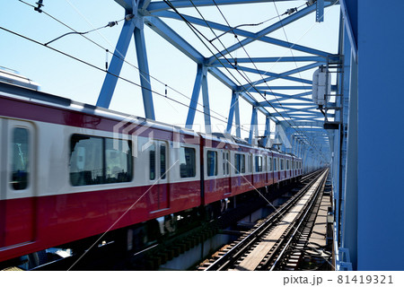 京浜急行電鉄本線　六郷土手駅　 京急多摩川橋梁 81419321