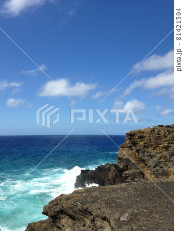 ハロナ潮吹き岩展望台からの景色 81421594