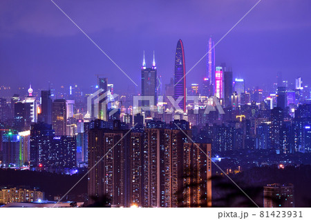 深圳の夜景 深圳の夜景 81423931