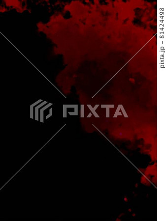 幻想的な赤い血の水彩テクスチャ背景 81424498