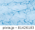 ブルーの大理石調背景素材 81426183