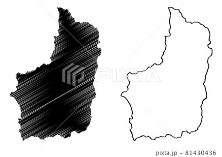 Southern Province (Republic of Rwanda, Provinces of Rwanda) map vector illustration, scribble sketch Amajyepfo map.. Southern Province (Republic of Rwanda, Provinces of Rwanda) map vector illustration, scribble sketch Amajyepfo map.. 81430436