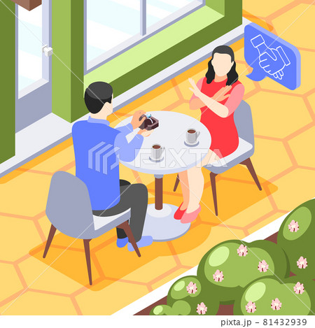 Friends Shake Hands Composition 81432939