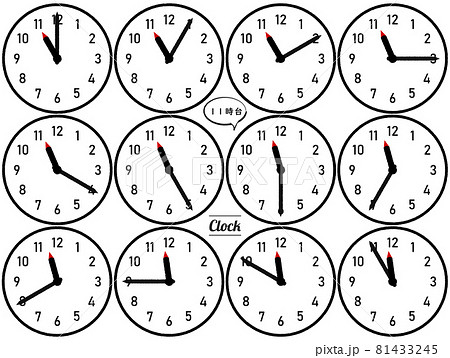 11 O Clock Clock Stock Illustration