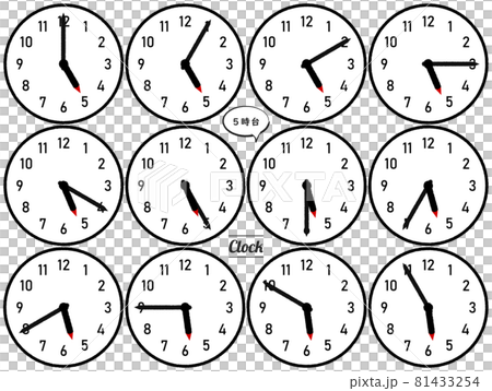 5時台の時計 5時台の時計 81433254