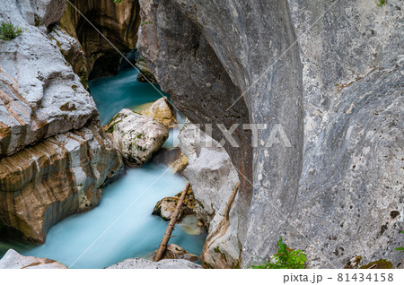 Big gorges of river Soca Big gorges of river Soca 81434158