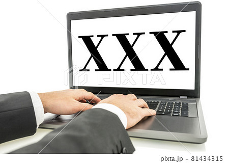 450px x 320px - XXX written on laptop monitor - Stock Photo [81434315] - PIXTA