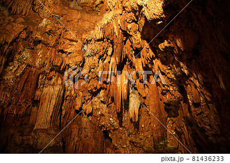 stalactites and stalagmites in a cave stalactites and stalagmites in a cave 81436233