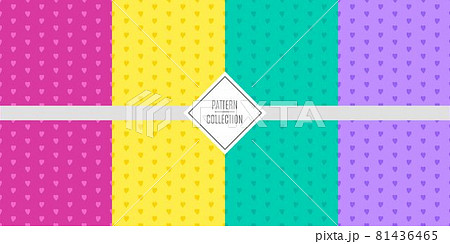 A set of vector patterns of patterns of bright cheerful colors. Templates for birthday celebrations, invitations for children, scrapbooking. Vector illustration. Bright backgrounds. A set of vector patterns of patterns of bright cheerful colors. Templates for birthday celebrations, invitations for children, scrapbooking. Vector illustration. Bright backgrounds. 81436465