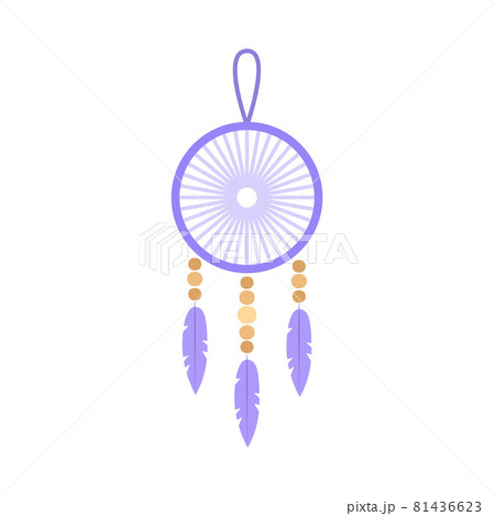 Flat Dreamcatcher Illustration 81436623