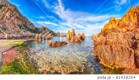 Stunning view of popular travel destination Costa Paradiso. Stunning view of popular travel destination Costa Paradiso. 81438264