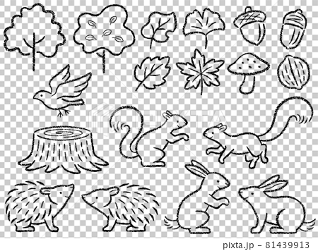 Hand-drawn wind line drawing illustrations of... - Stock Illustration  [81439913] - PIXTA