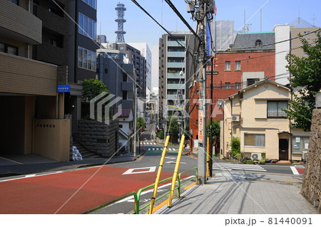 8月　千代田362正和坂と麹町の町並み 81440091