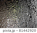 Abstract background of blurred raindrop water on the mirror background  81442920