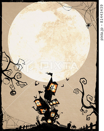 ハロウィンのかわいい背景 ハロウィンのかわいい背景 81443439
