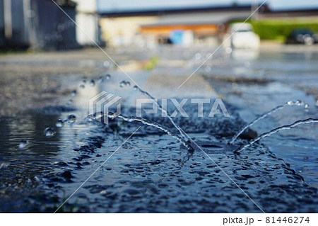 冬前の消雪パイプ 81446274