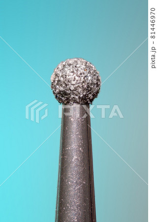Diamond drill bit on white background. 81446970